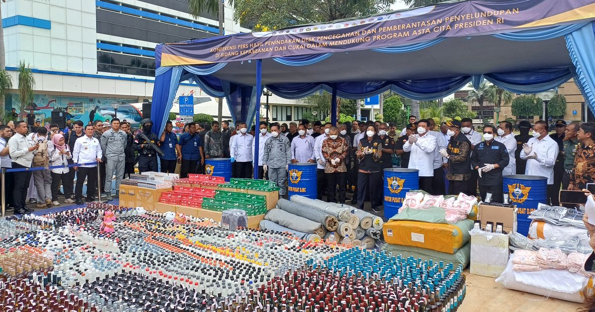 Hampir Setahun, Barang Selundupan Masuk ke Indonesia Tembus Rp6,1 Triliun