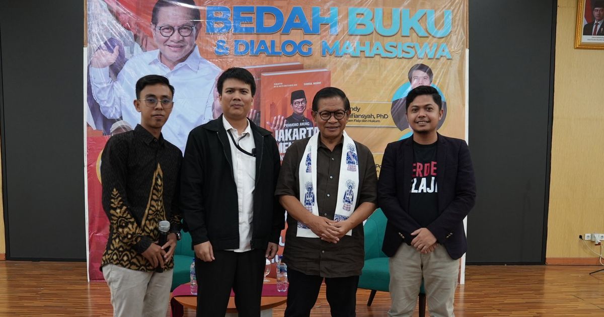 Hadiri Bedah Buku, Pramono Cagub Pertama yang Sambangi UNJ