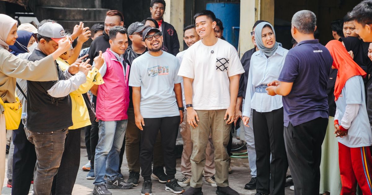 Bersama Astrid Widayani, Kaesang Sambangi Basis Wilayah Teguh Prakosa