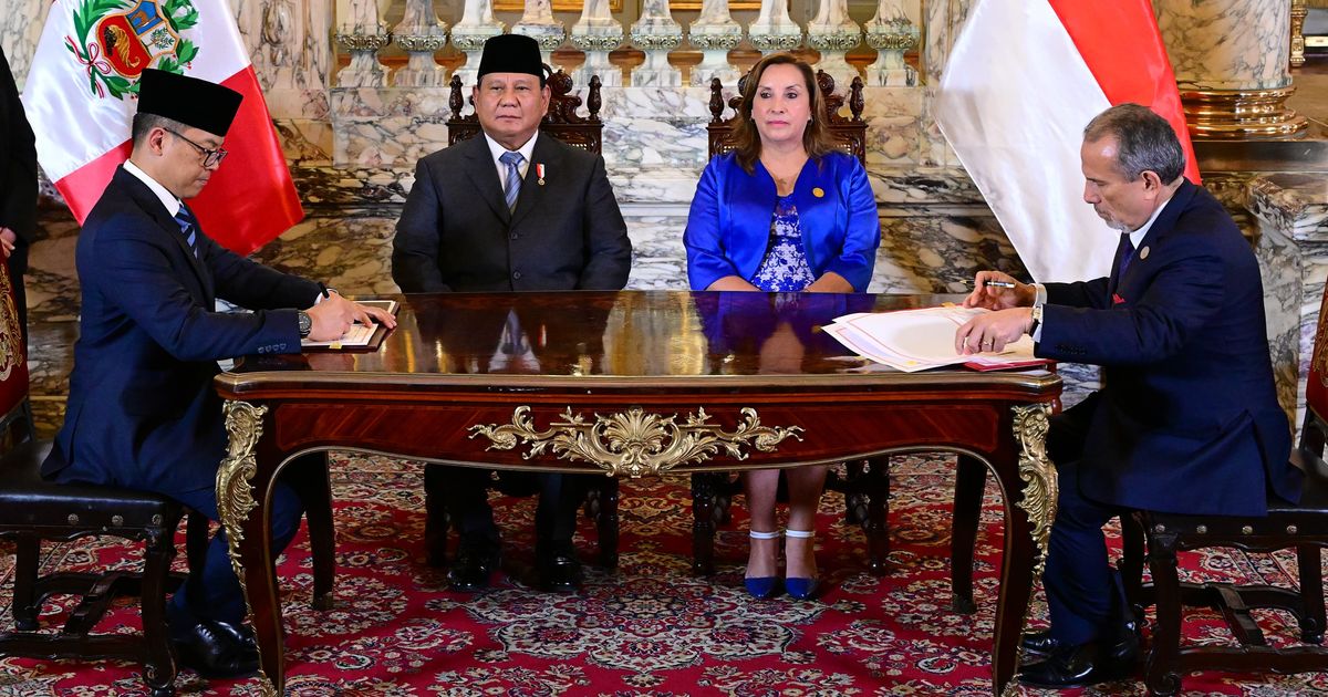 Prabowo Ajak Presiden Peru ke Indonesia, Selesaikan Perjanjian CEPA