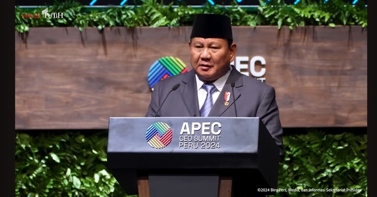 Hadiri KTT APEC, Prabowo Ajak Kampus dan RS Luar Negeri Buka Cabang di Indonesia