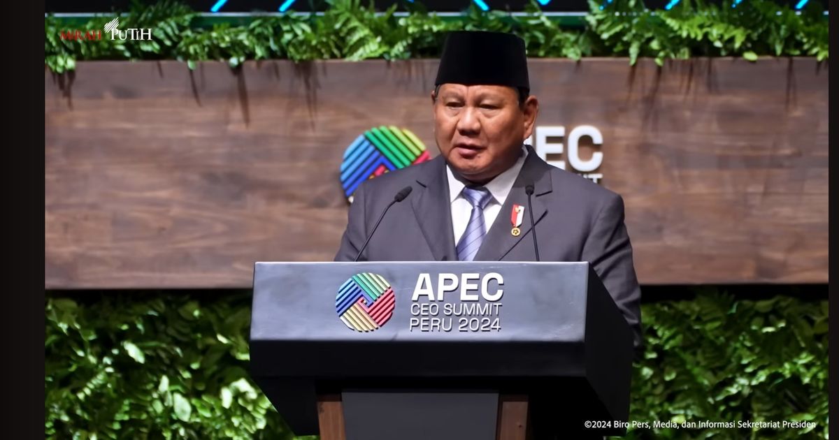 Dalam Forum APEC, Prabowo: Indonesia Dapat Mencapai 100 Persen Energi Terbarukan