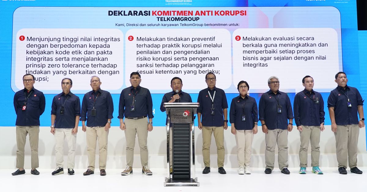 Jelang Peringatan Hari Antikorupsi Sedunia 2024, TelkomGroup Deklarasikan Komitmen Anti Korupsi