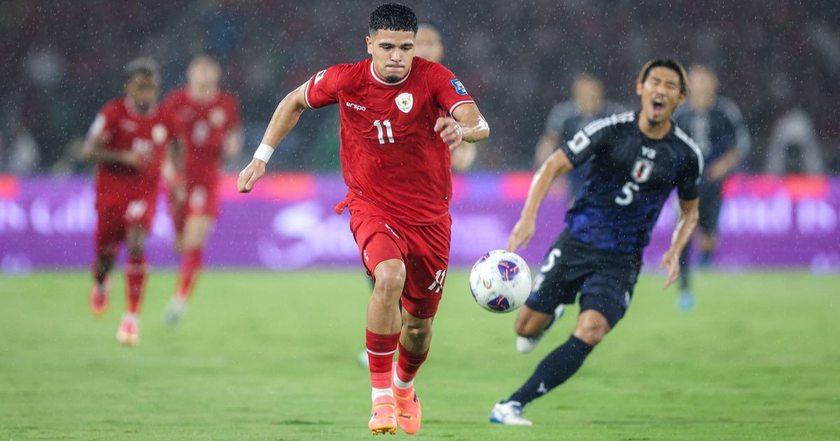 FOTO: Timnas Indonesia Menyerah 0-4 di Tangan Jepang