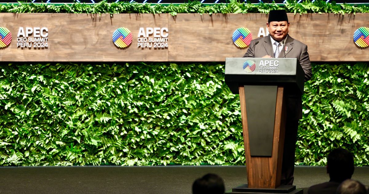 Prabowo di KTT APEC: Persaingan di Dunia Selalu Ada, Pemimpin Negara Perlu Lebih Bijaksana