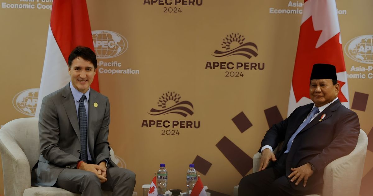 Pujian PM Kanada Justin Trudeau buat Prabowo: Kepemimpinan Anda Luar Biasa