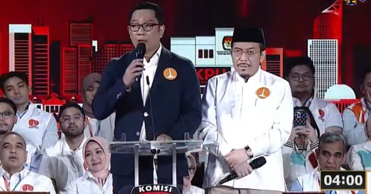 Debat Pilkada DKI Terakhir, Ridwan Kamil Tawarkan Renovasi Rumah Warga Jakarta Senilai Rp 50-100 Juta