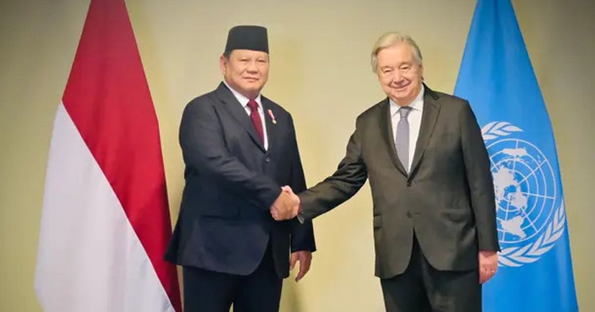 Pesan Tegas Prabowo ke Sekjen PBB soal Palestina: Kami Siap Beri Kekuatan Pasukan Perdamaian!