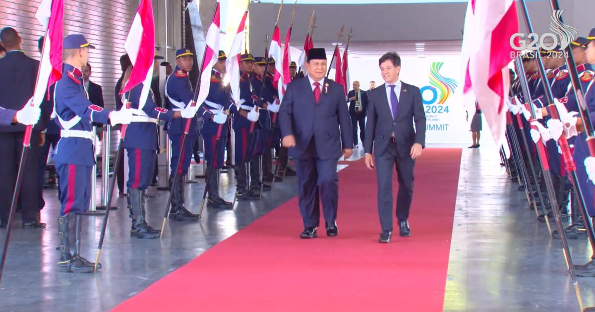 Prabowo Bicara Program Makan Siang Bergizi ke Pimpinan Negara G20 di Brasil