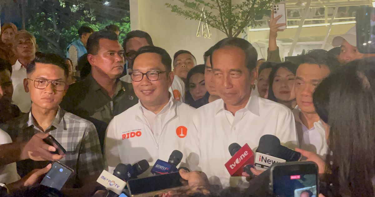 Ridwan Kamil Sindir Anies di Depan Jokowi: Dulu Berseteru dengan PDIP, Sekarang Gabung