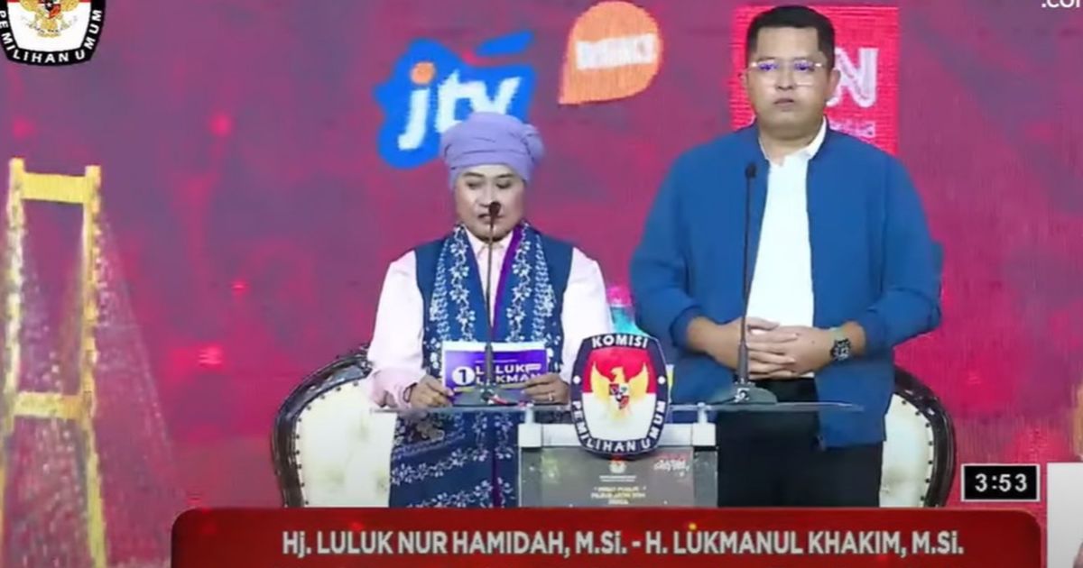 VIDEO: Garang Luluk Ngegas Sikat Khofifah di Awal Debat, Jatim Udara & Lingkungan Terburuk!