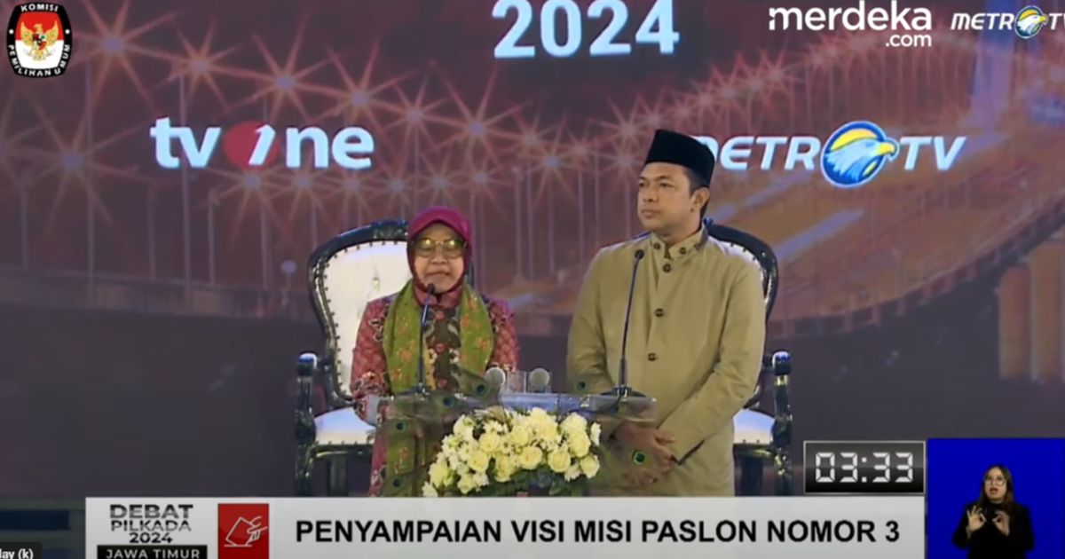 VIDEO: Risma Obral Janji di Debat Pamungkas Janji Tak Buat Petani Jatim Menangis