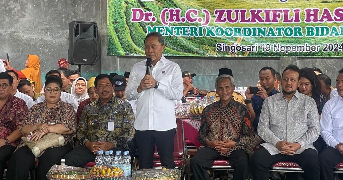 Menko Zulhas Beri Waktu Pj Gubernur dan Bupati Buka Rekening UD Pramono dalam Dua Minggu