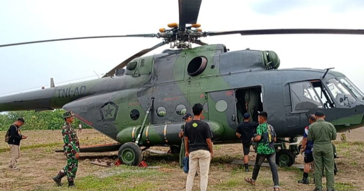 Perbaikan Selesai, Helikopter TNI AD yang Mendarat Darurat di Blora Kembali Terbang