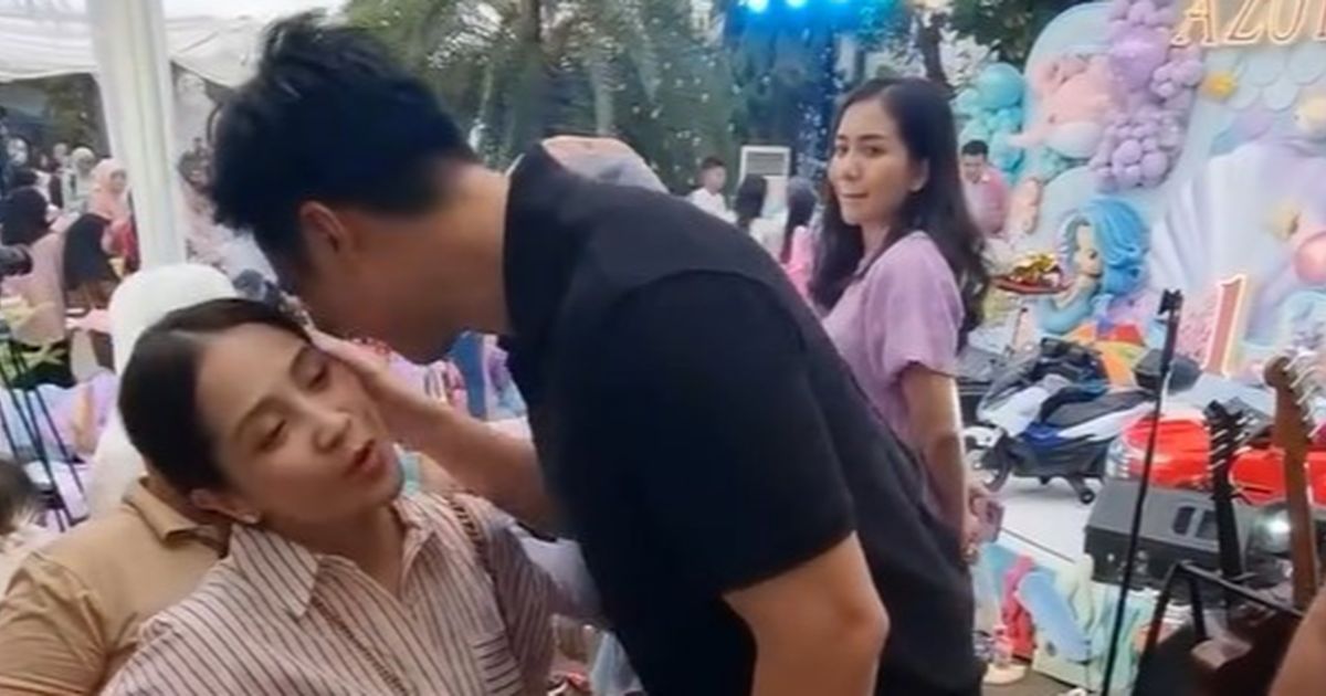 Sikap Baim Wong Elus Kepala Nagita di Ultah Azura Anak Aurel Hermansyah Tuai Cibiran