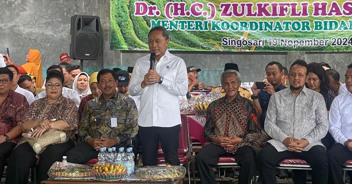 Menko Zulkifli Hasan Targetkan Indonesia Swasembada Pangan Sebelum 2028