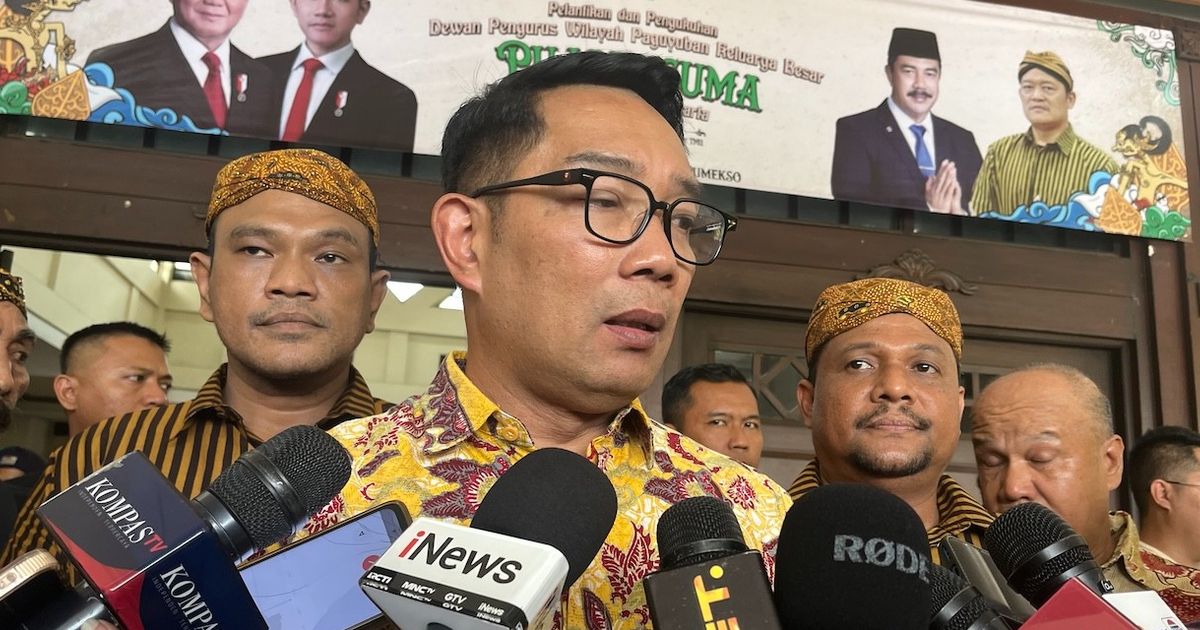 Ridwan Kamil Jawab Tantangan Ketum The Jakmania: Saya Sudah Pakai Waktu Nonton Persija