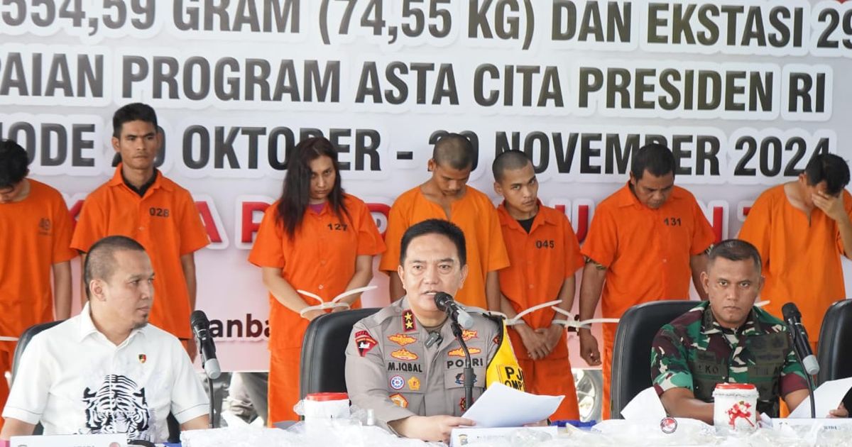 Satu Bulan Polda Riau Tangkap 270 Tersangka, Irjen Iqbal: Tidak Ada Lagi Kampung Narkoba