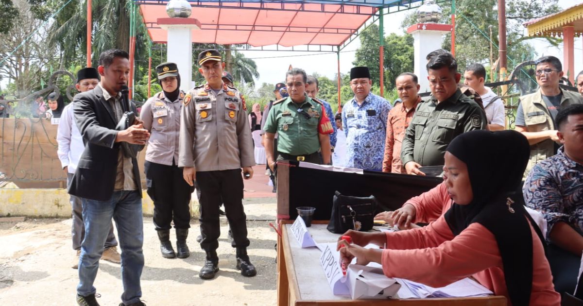 Polres Pelalawan Gandeng KPU Gelar Simulasi Pemungutan dan Penghitungan Suara, Ini Tujuannya