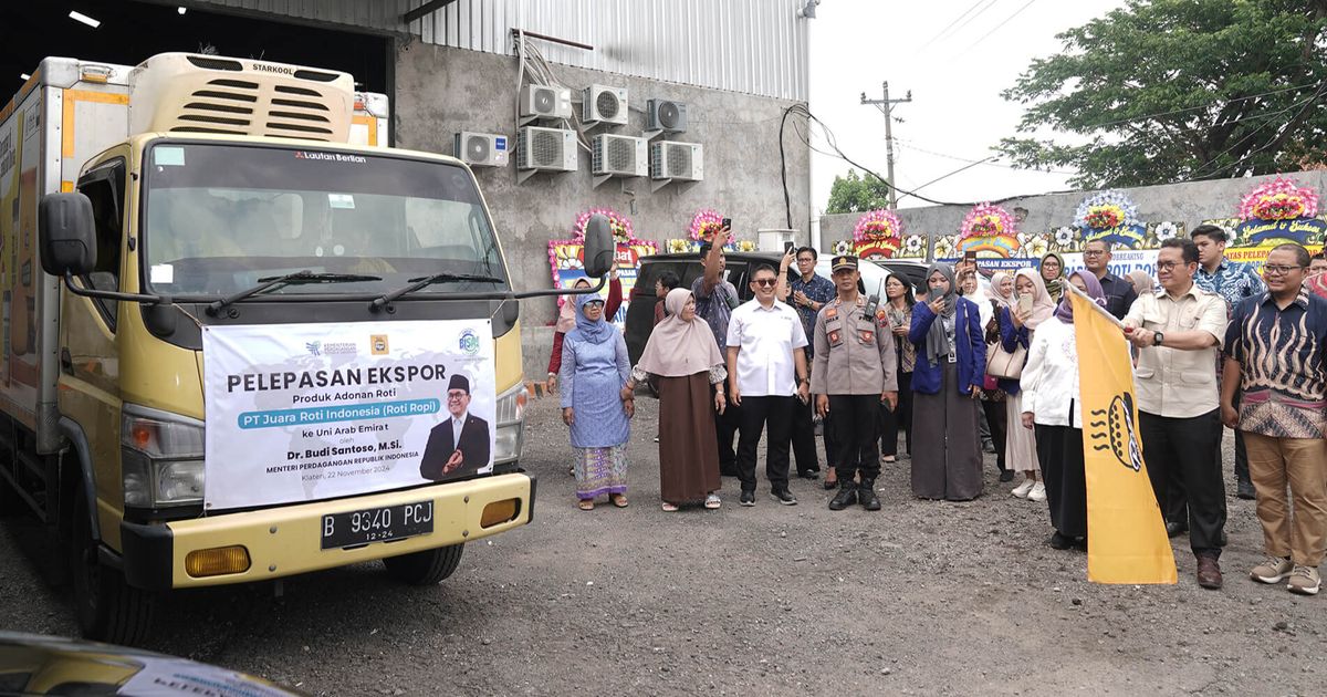 Lepas Ekspor Adonan Roti ke Uni Emirat Arab, Mendag Budi Ajak Pelaku Usaha Perkuat Citra Produk Indonesia