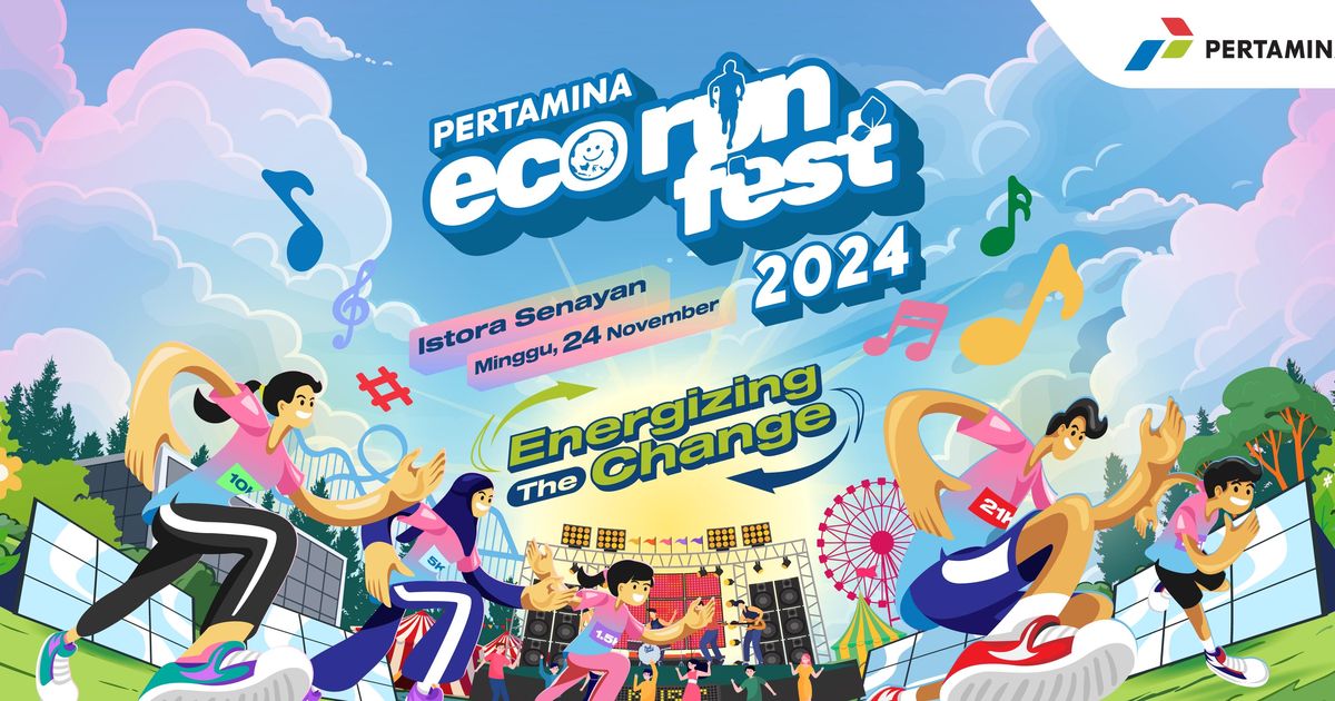 Jadwal hingga Rute Pertamina Eco RunFest 2024