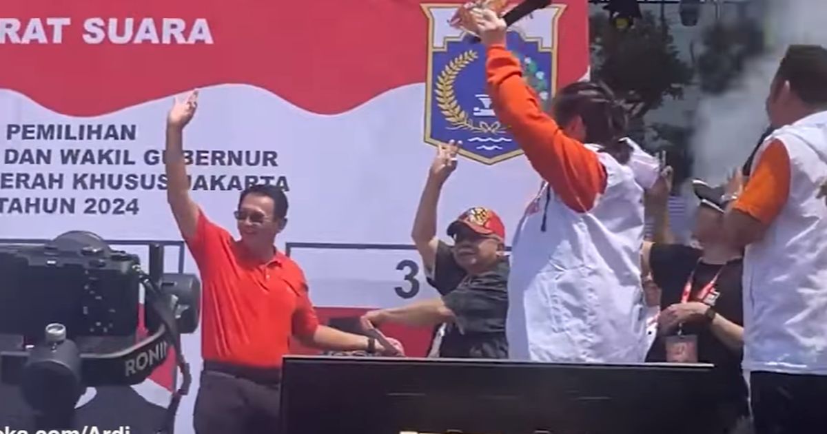 VIDEO: Ahok dan Foke Jadi Kejutan Kampanye Akbar 'Nyoblos' Bareng Pramono-Rano