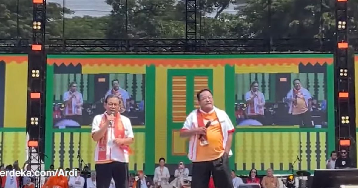 VIDEO: Menyala Pramono-Rano Suara Serak Teriak 'Ahok' & 'Anak Abah' Pidato di Kampanye