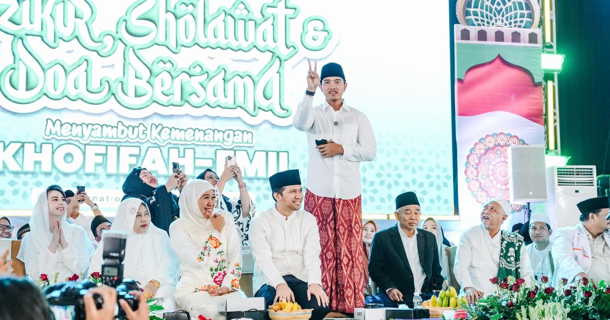 Dukung Khofifah-Emil, Kaesang Sebut Pembangunan Jatim Harus Dilanjutkan