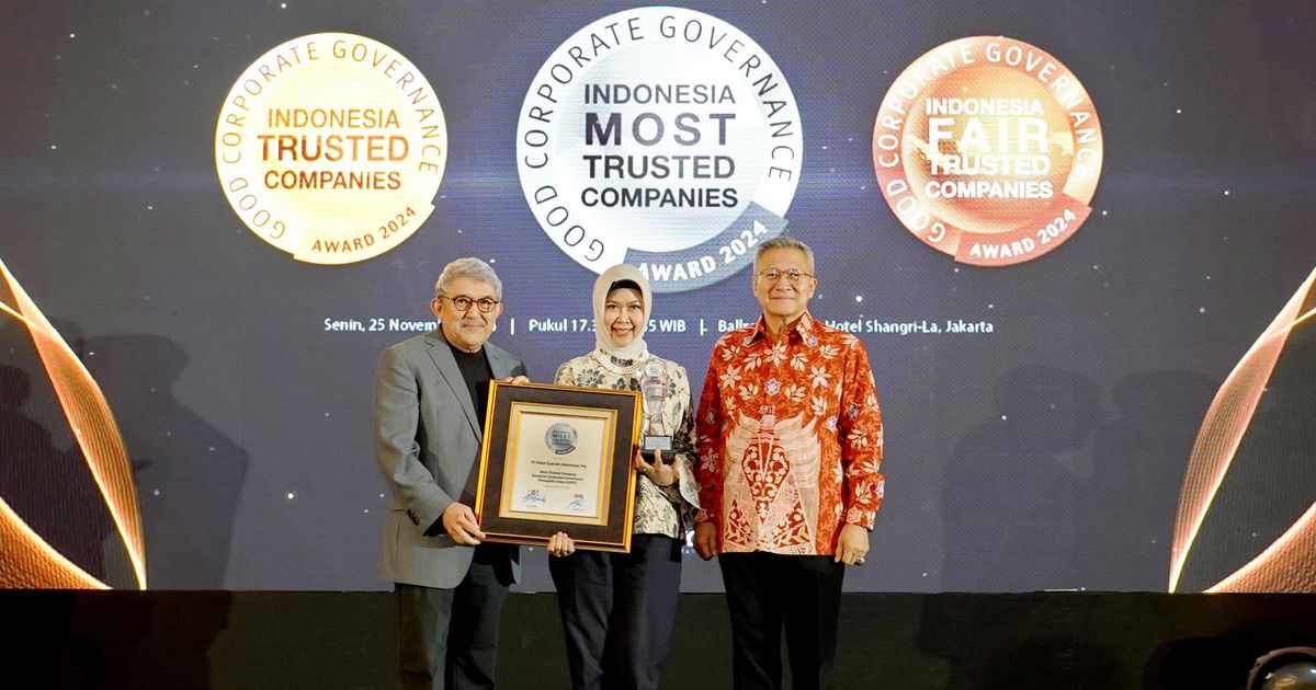 BSI Konsisten Tingkatkan GCG, 3 Tahun Berturut Raih Predikat Indonesia Most Trusted Companies