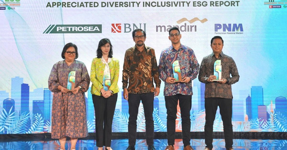 PNM Raih Penghargaan Appreciated Diversity Inclusivity ESG Report di Ajang ESG Appreciation Night