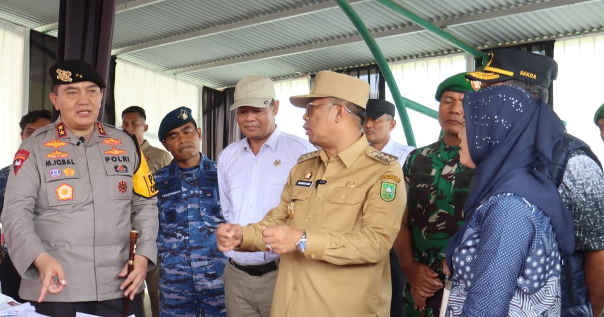 Cek TPS di Pangkalan Kerinci, Ini Pesan Tegas Jenderal Bintang Dua Polri