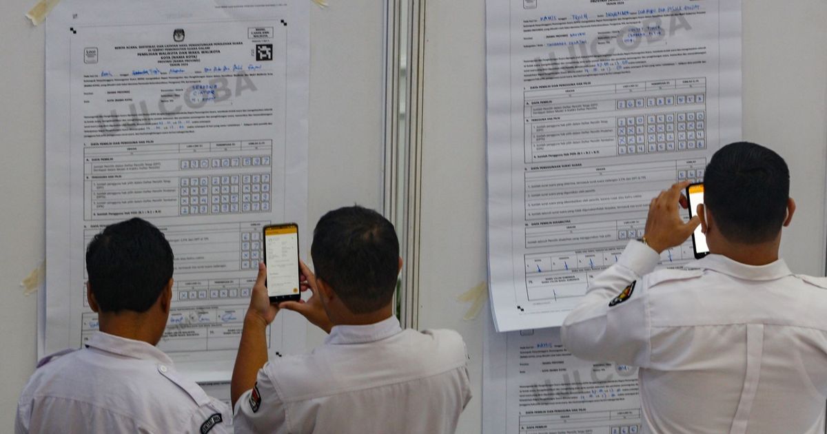 Form C Hasil Rekapitulasi Pilkada Jakarta Sudah 100 Persen Diunggah, Bisa Dilihat di Sini