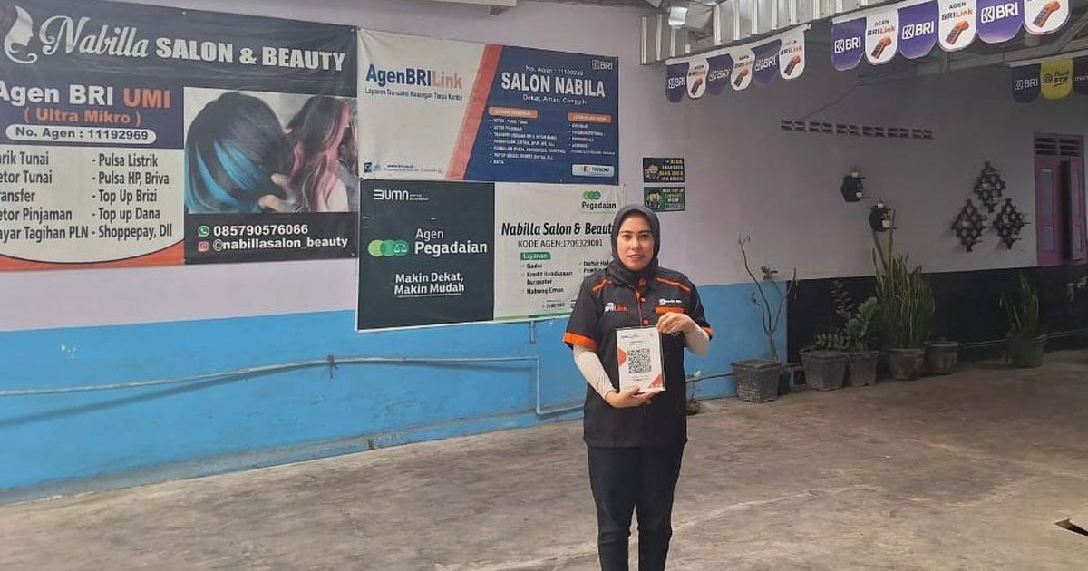 Usaha Salon di Kediri Ini Makin Cuan Sejak Dapat Pemberdayaan BRI dan Jadi AgenBRILink