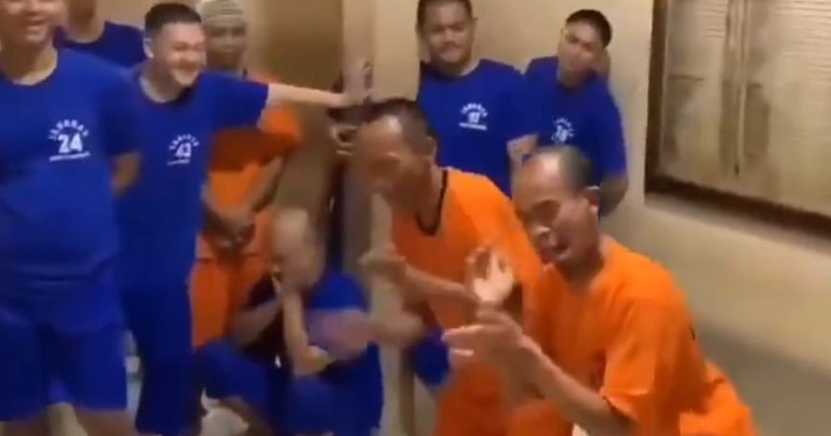 Viral Gunawan Sadbor Malah Joget 'Ayam Patuk' di Penjara, Para Tahanan Tertawa Ngakak