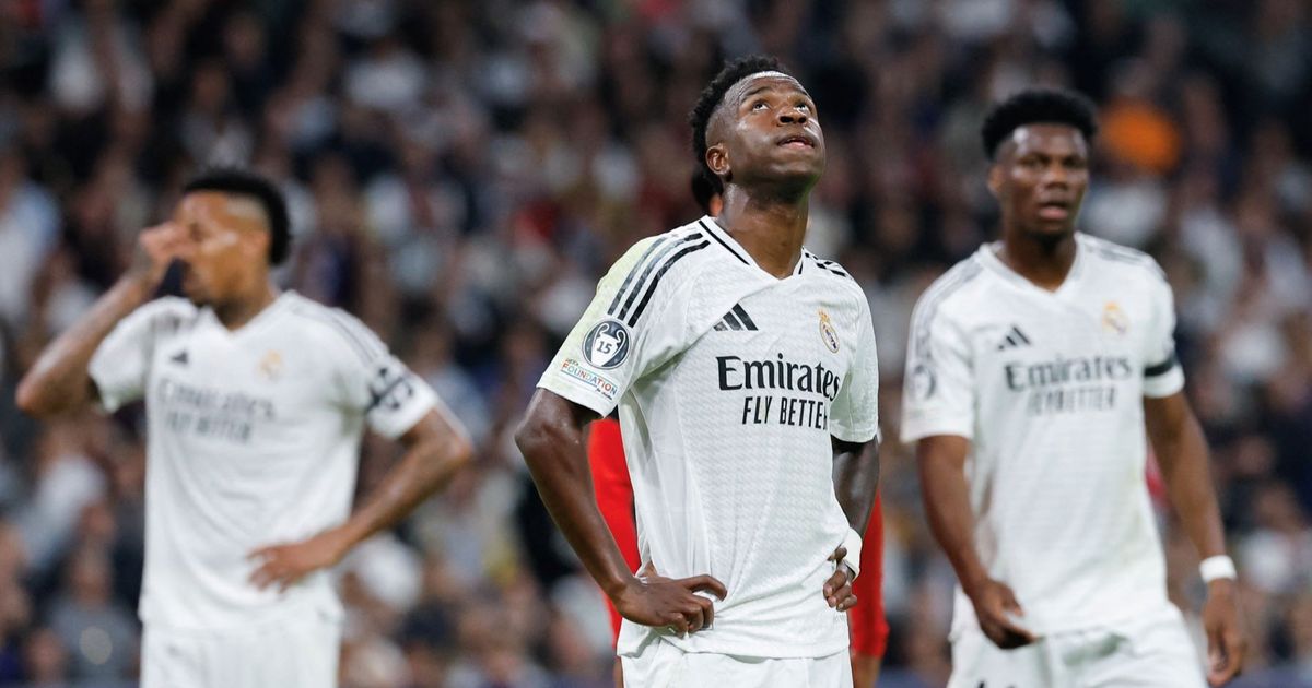 FOTO: Wajah Lesu Vinicius Cs usai Real Madrid Dihancurkan AC Milan 1-3