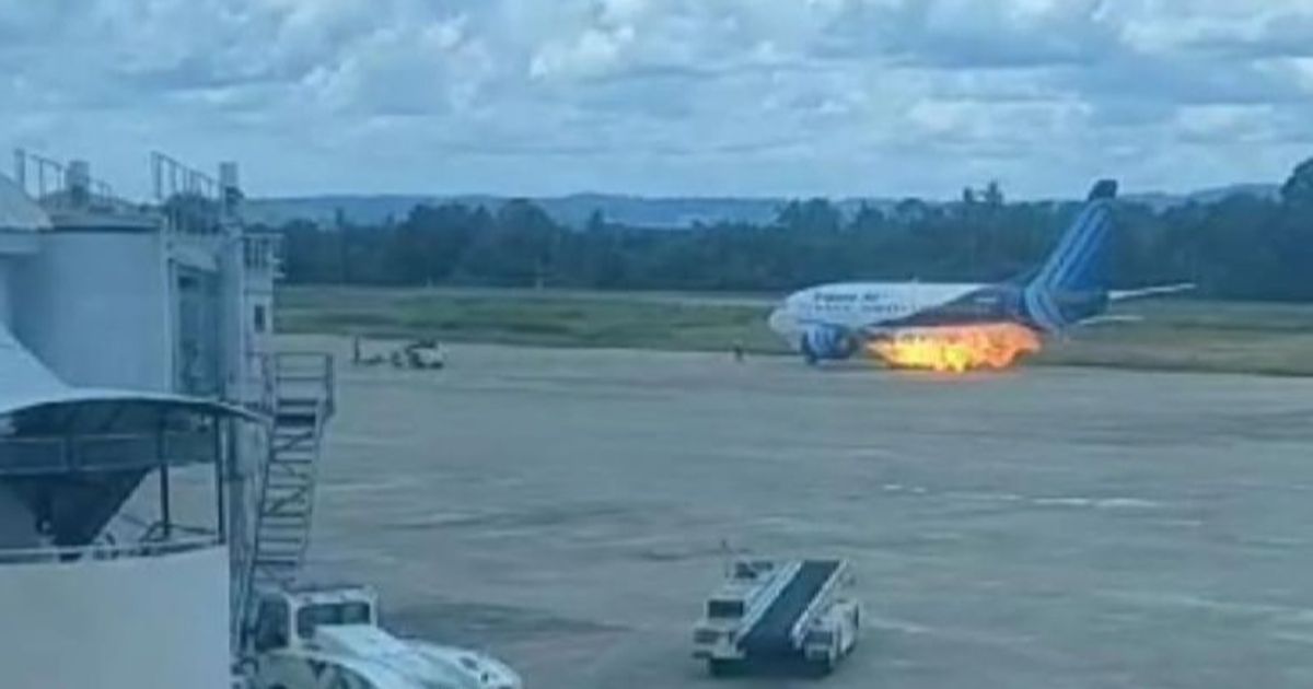 Trigana Air Buka Suara soal Pesawat Percikkan Api di Bandara Sentani