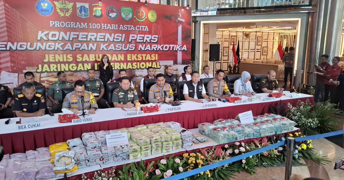 Polisi Bongkar Narkoba Jaringan Internasional, Sabu dan Ekstasi Rp418 Miliar Diselipkan di Kompartemen Mobil