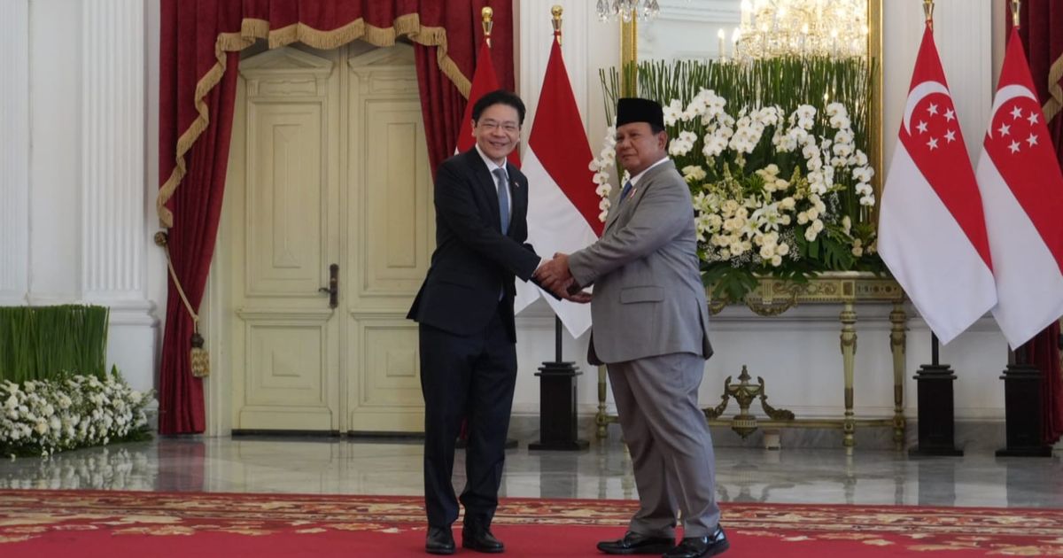 Bertemu PM Singapura, Prabowo Serukan Kekerasan di Palestina dan Lebanon Segera Dihentikan