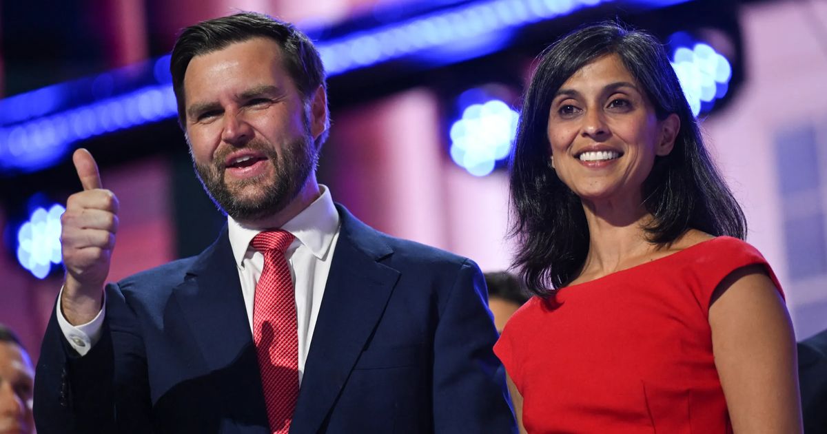 Ini Sosok Usha Vance, Istri Wapres AS Terpilih JD Vance yang Disebut Trump Cantik dan Hebat dalam Pidato Kemenangan