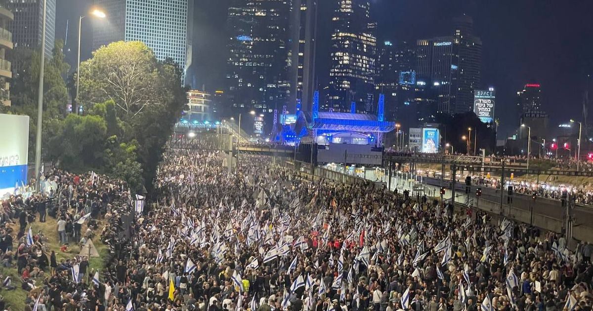 Demo Besar-besaran Guncang Tel Aviv, Demonstran Sebut Netanyahu Pengkhianat