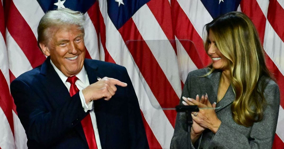 FOTO: Wajah Semringah Donald Trump Deklarasi Menang Pilpres AS, Sampaikan Pidato Emosional