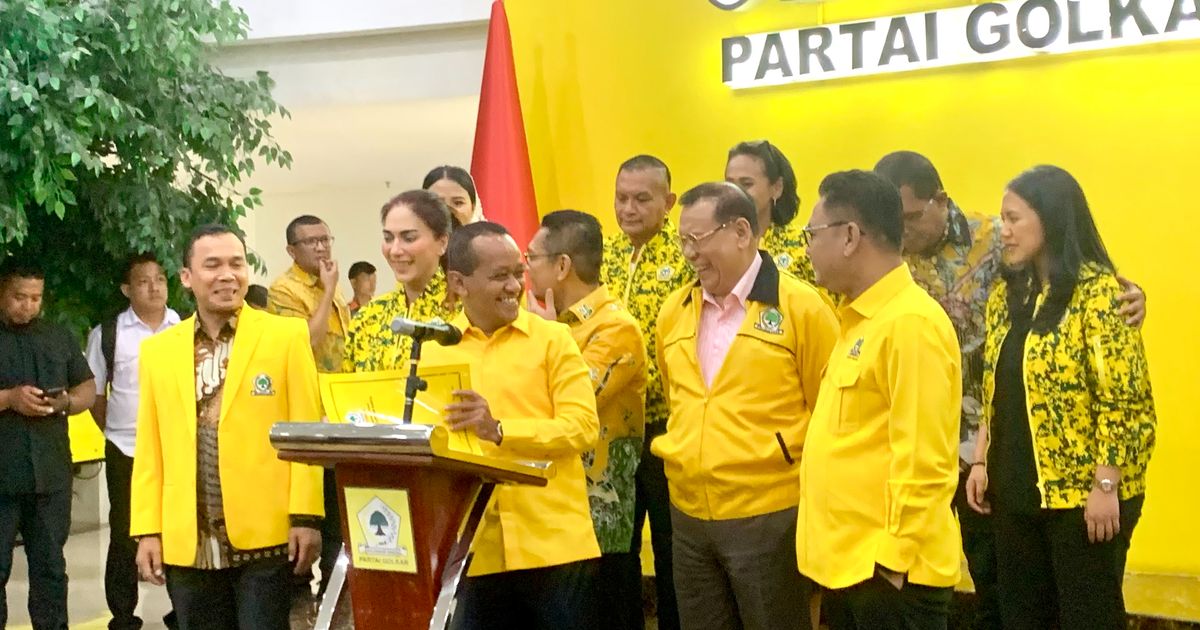 Bukan Jokowi, Bahlil Umumkan Agus Gumiwang Sebagai Ketua Dewan Pembina Partai Golkar