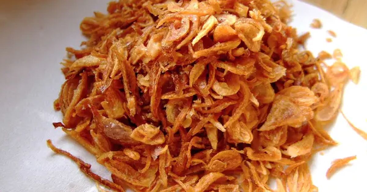 Cara Membuat Bawang Goreng Tanpa Tambahan Bahan yang Tetap Gurih, Begini Triknya