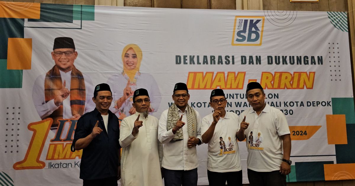 Keluarga Kiai dan Santri Dukung Imam-Ririn di Pilkada Depok, Targetkan Kemenangan 75%