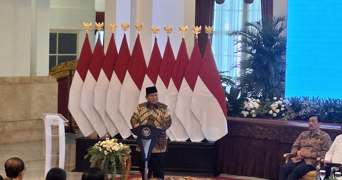 VIDEO: Prabowo Depan Puan Hingga Sri Sultan Hamengkubuwono, Ingatkan Untuk Bersyukur & Tidak Malas