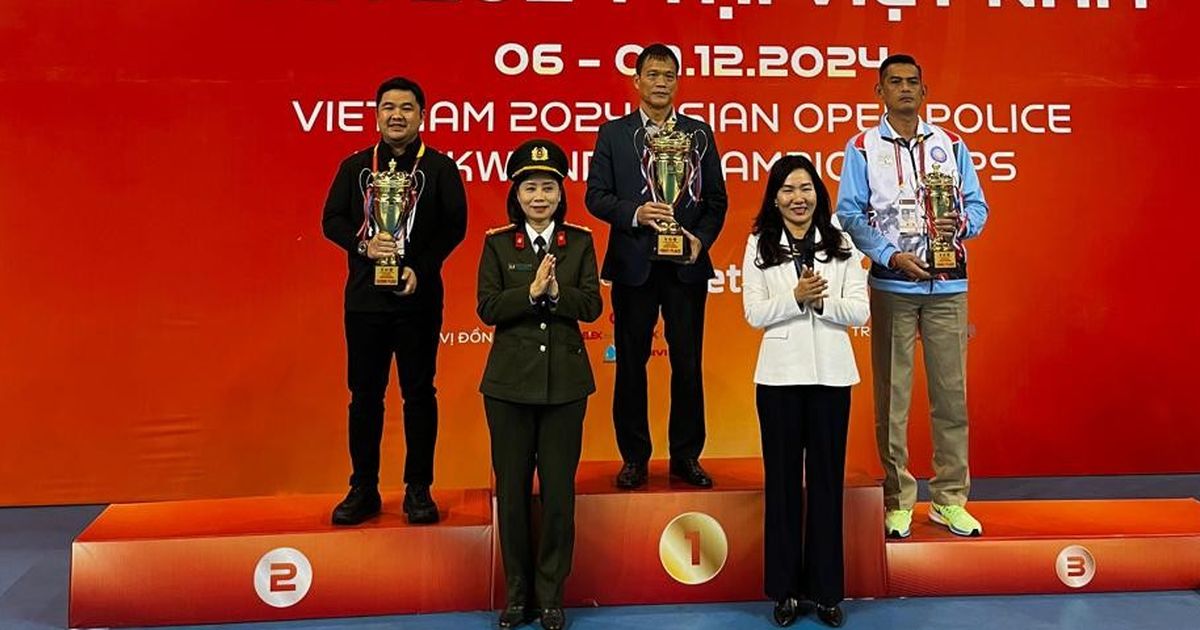 Tim Garuda Bhayangkara Presisi Juara Umum ke-2 dalam Ajang Taekwondo Polisi Terbuka di Vietnam