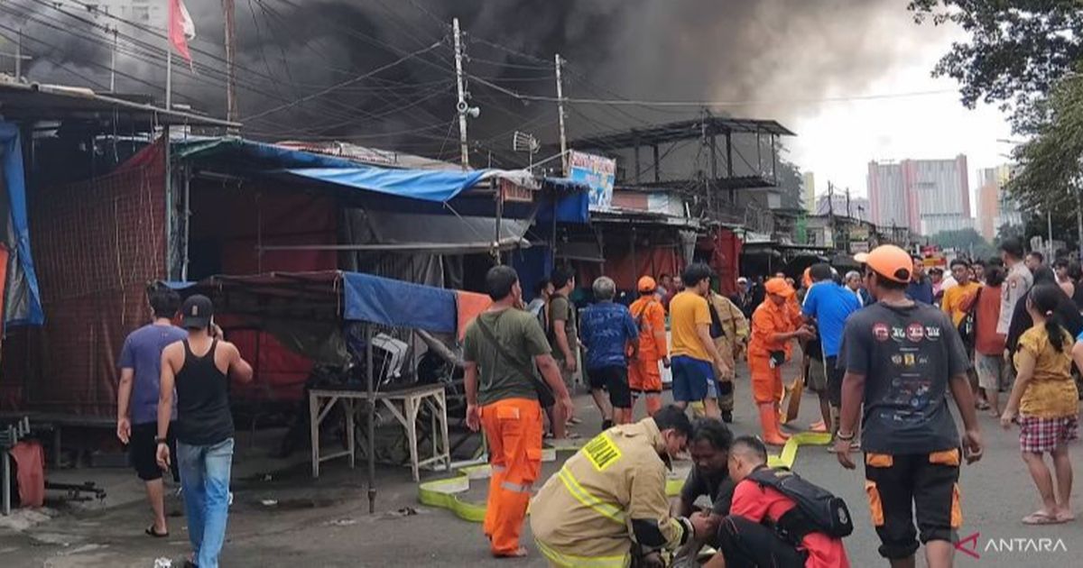 200 Rumah Hangus Akibat Kebakaran di Kemayoran, 1.800 Jiwa Mengungsi