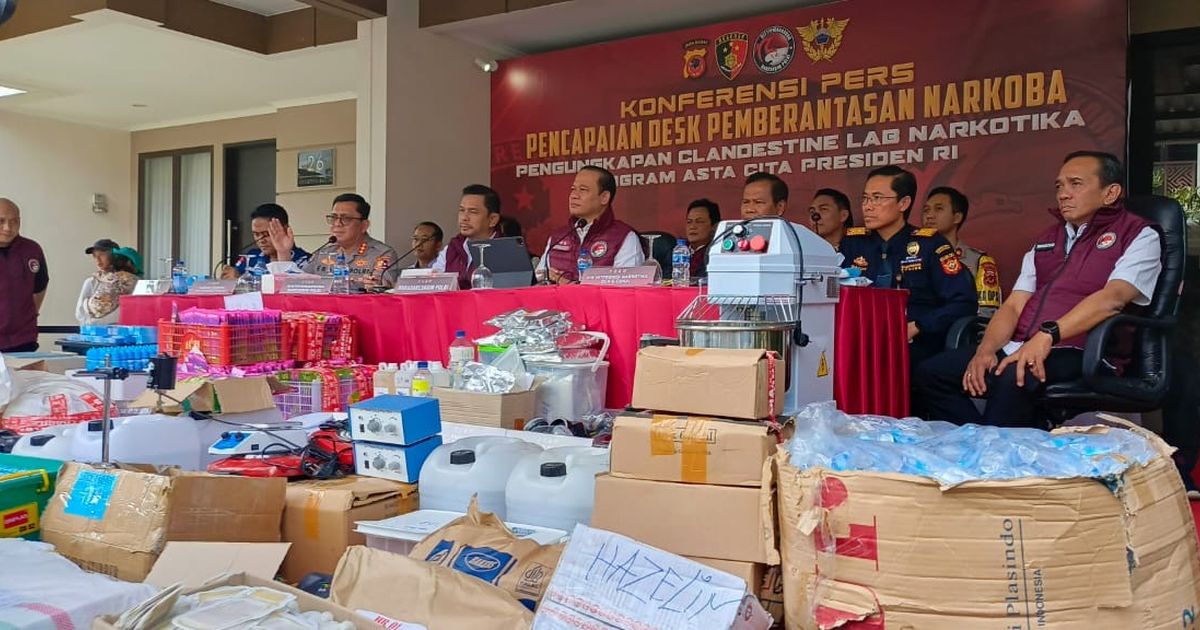 Narkoba Cair Diproduksi di Rumah Mewah, Rencana Disebarkan saat Malam Tahun Baru