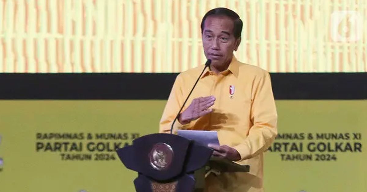 Ini Alasan Jokowi Tidak Hadir di HUT Golkar