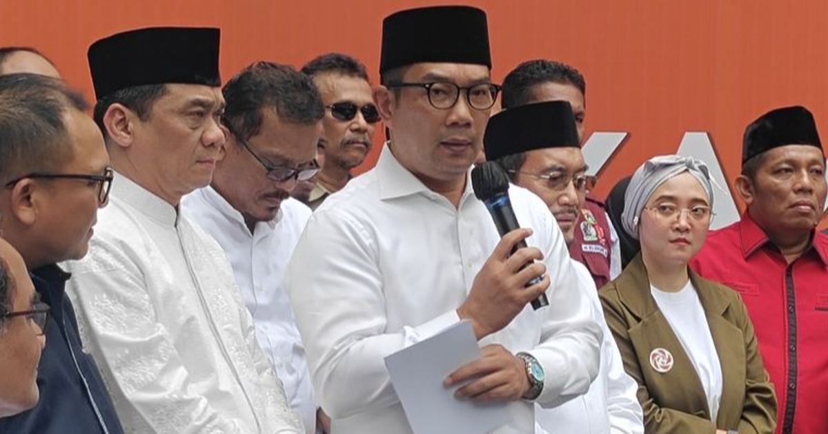 Ridwan Kamil Pamit Usai Kalah di Pilkada: Terima Kasih Warga Jakarta Sudah Berkenan Terima Kami